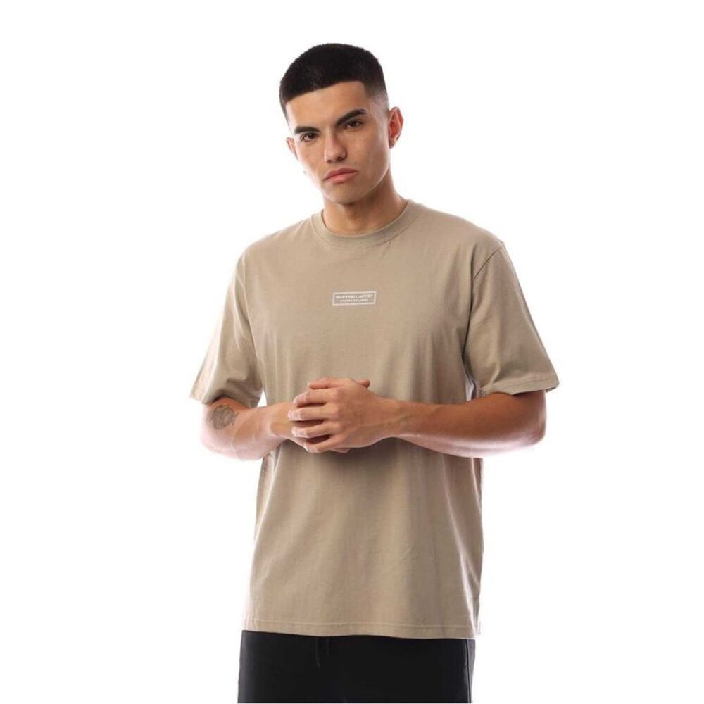 Marshall Artist Mens Logo Crew Neck / Stone